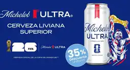 Changomas Michelob ultra cerveza liviana superior oferta