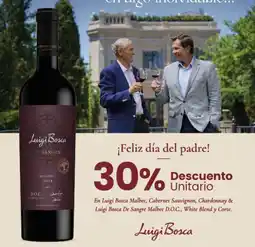 Changomas En luigi bosca malbec, cabernet sauvignon, chardonnay & luigi bosca de sangre malbec d.o.c., white blend y corte oferta