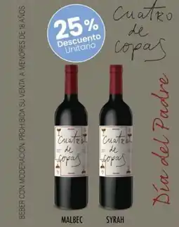 Changomas Cuatro de copas malbec/ syrah oferta