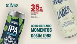 Changomas Antares lata/ espiritu lager oferta