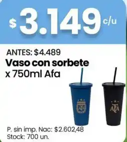 Changomas Vaso con sorbete afa oferta