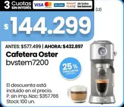 Changomas Oster cafetera bvstem7200 oferta