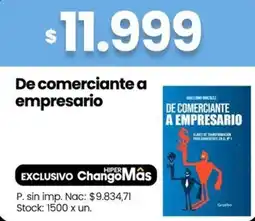 Changomas De comerciante a empresario oferta