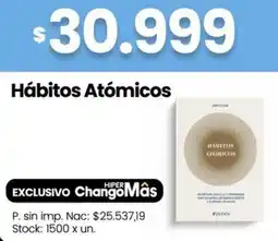 Changomas Hábitos atómicos oferta