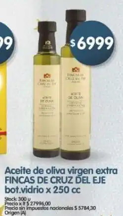 Supermercados Buenos Días Fincas de cruz del eje aceite de oliva virgen extra bot.vidrio oferta