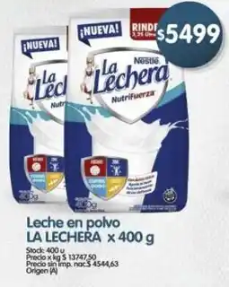 Supermercados Buenos Días La lechera leche en polvo oferta