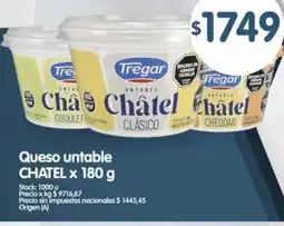 Supermercados Buenos Días Chatel queso untable oferta