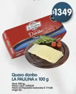 Supermercados Buenos Días La paulina queso danbo oferta