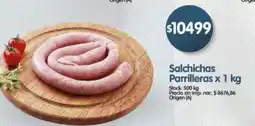 Supermercados Buenos Días Parrilleras salchichas oferta