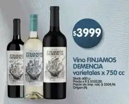 Supermercados Buenos Días Finjamos demencia vino varietales oferta