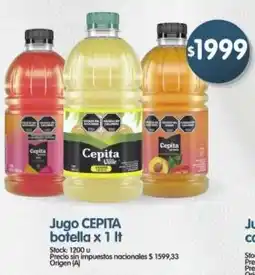 Supermercados Buenos Días Cepita jugo botella oferta