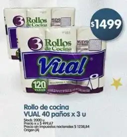 Supermercados Buenos Días Vual rollo de cocina oferta