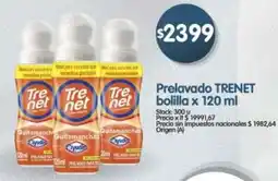Supermercados Buenos Días Trenet prelavado bolilla oferta