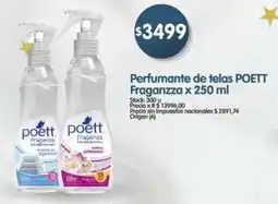 Supermercados Buenos Días Poett perfumante de telas fraganzza oferta