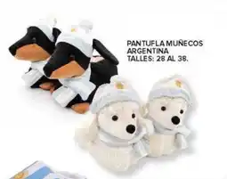 Carrefour Pantufla muñecos argentina oferta