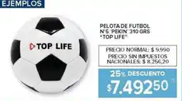 Carrefour Top life pelota de futbol n°5 pekin oferta