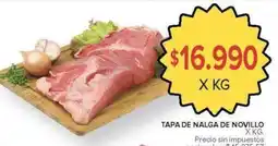Carrefour Tapa de nalga de novillo oferta