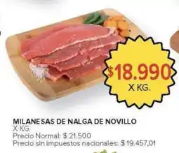 Carrefour Milane sas de nalga de novillo oferta