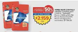 Carrefour Taragüí yerba mate con palo origen controlado oferta