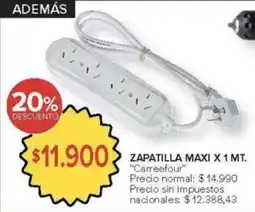 Carrefour Carreefour zapatilla maxi oferta