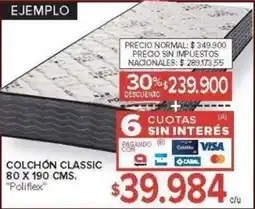 Carrefour Poliflex colchon classic oferta