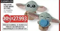 Carrefour Star wars peluche oferta