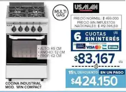 Carrefour Usman cocina industrial oferta