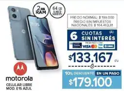 Carrefour Motorola celular libre oferta