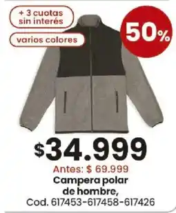 Coto Campera polar de hombre oferta