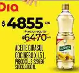 Supermercados DIA Cocinero aceite girasol oferta