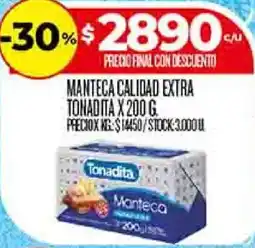 Supermercados DIA Tonadita manteca calidad extra oferta