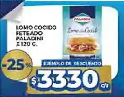 Supermercados DIA Paladini lomo cocido feteado oferta