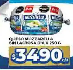 Supermercados DIA Dia queso mozzarella sin lactosa oferta