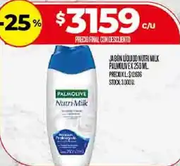 Supermercados DIA Palmolive jabón liquido nutri milk oferta