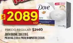 Supermercados DIA Dove jabón original oferta