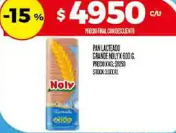 Supermercados DIA Noly pan lacteado grande oferta