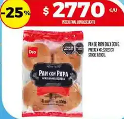 Supermercados DIA Dia pan de papa oferta