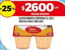 Supermercados DIA La serenisima flan con caramelo oferta