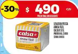 Supermercados DIA Calsa levadura fresca amasa facil oferta