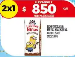 Supermercados DIA Las tres ninas leche chocolatada oferta