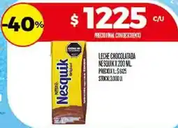 Supermercados DIA Nestlé nesquik leche chocolatada oferta