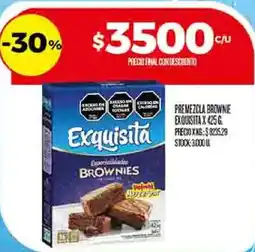 Supermercados DIA Exquisita premezcla brownie oferta