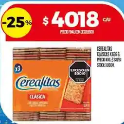 Supermercados DIA Cerealitas clásicas oferta