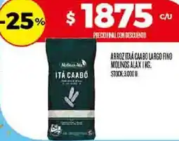 Supermercados DIA Molinos ala arroz itaa caabo largo fino oferta