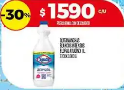 Supermercados DIA Ayudín quitamanchas blancos intensos floral oferta