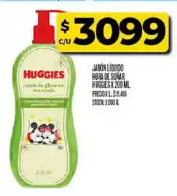 Supermercados DIA Huggies jabón liquido hora de soñar oferta