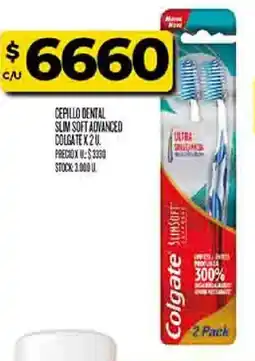 Supermercados DIA Colgate cepillo dental slim soft advanced oferta