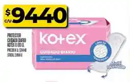 Supermercados DIA Kotex protector cuidado diario oferta