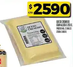 Supermercados DIA Queso cremoso gran aldea oferta