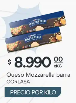 El Milagro Mayorista Corlasa queso mozzarella barra oferta